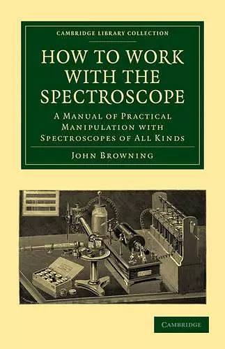 How to Work with the Spectroscope cover