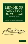 Memoir of Augustus De Morgan cover