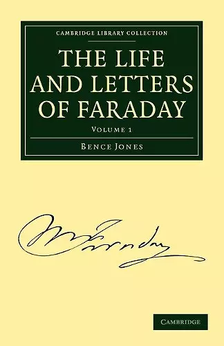 The Life and Letters of Faraday cover