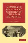 Memoirs of the Life and Writings of the Abate Metastasio cover