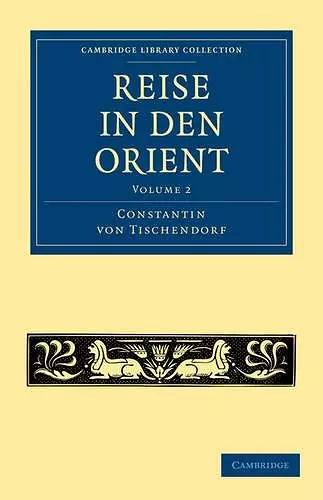 Reise in den Orient cover