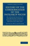 History of the Condemnation of the Patriarch Nicon cover