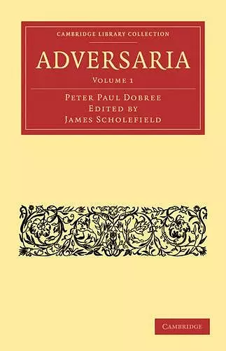 Adversaria cover