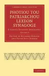 Photiou Tou Patriarchou Lexeon Synagoge cover