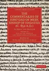 The Commentaries of Isho’dad of Merv, Bishop of Hadatha (c. 850 A.D.) cover