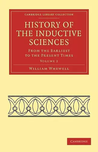 History of the Inductive Sciences cover