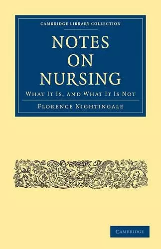 Notes on Nursing cover