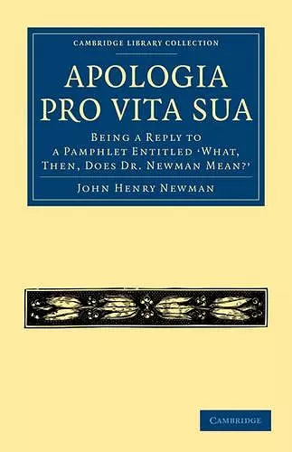 Apologia Pro Vita Sua cover