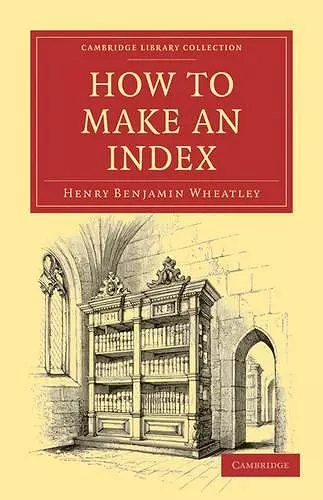 How to Make an Index cover