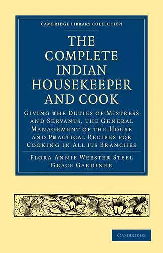 The Complete Indian Housekeeper and Cook cover