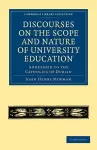Discourses on the Scope and Nature of University Education cover