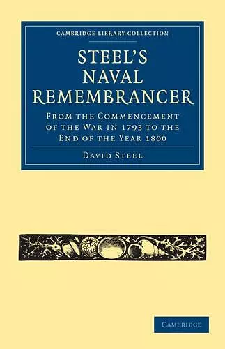 Steel’s Naval Remembrancer cover