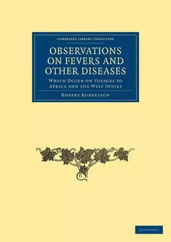 Observations on Fevers and Other Diseases cover