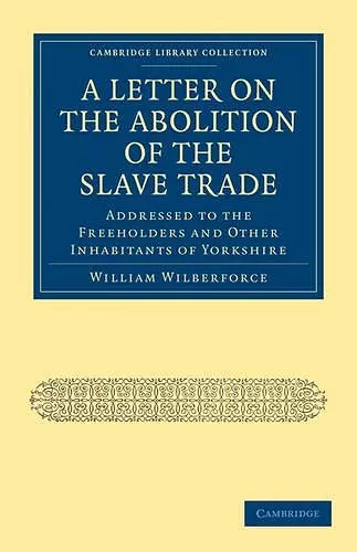 A Letter on the Abolition of the Slave Trade cover