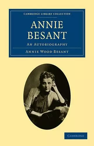 Annie Besant cover