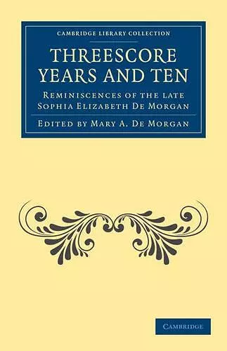 Threescore Years and Ten cover