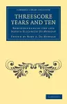 Threescore Years and Ten cover