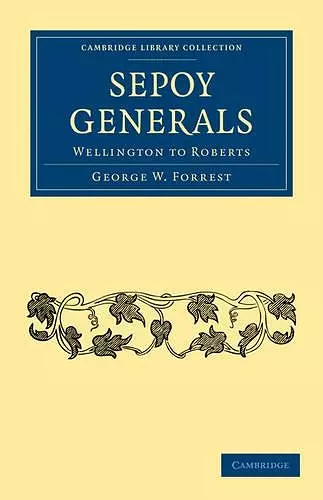 Sepoy Generals cover