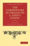 The Commentary of Origen on S. John's Gospel cover