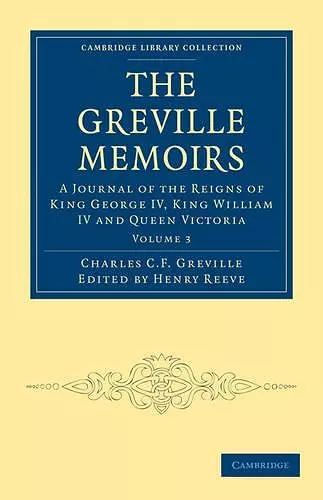 The Greville Memoirs cover