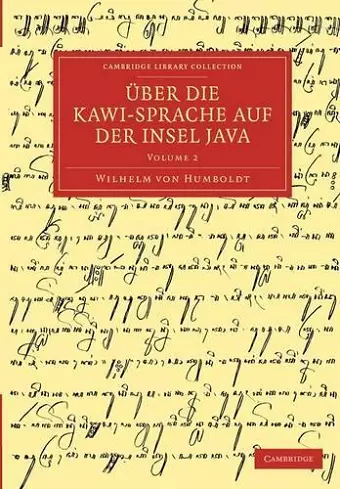 Über die Kawi-sprache auf der Insel Java cover