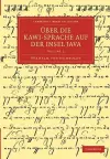 Über die Kawi-sprache auf der Insel Java cover