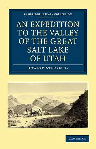An Expedition to the Valley of the Great Salt Lake of Utah cover