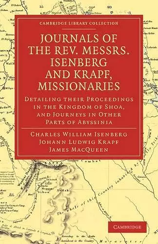 Journals of the Rev. Messrs Isenberg and Krapf, Missionaries of the Church Missionary Society cover