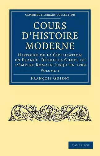 Cours d'histoire moderne cover