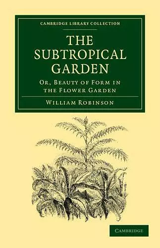 The Subtropical Garden cover