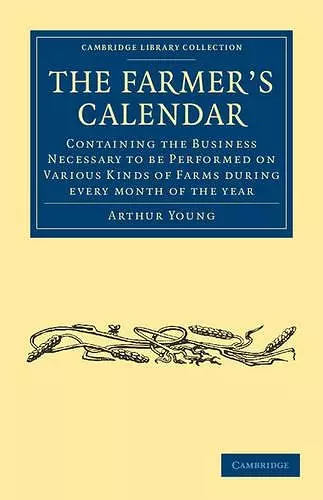 The Farmer's Calendar cover