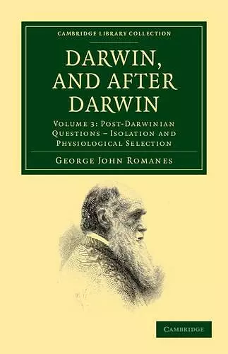 Darwin, and after Darwin cover