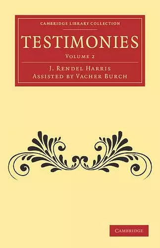 Testimonies: Volume 2 cover