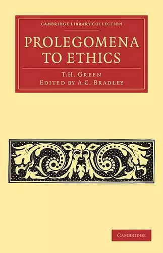 Prolegomena to Ethics cover