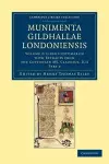 Munimenta Gildhallae Londoniensis cover