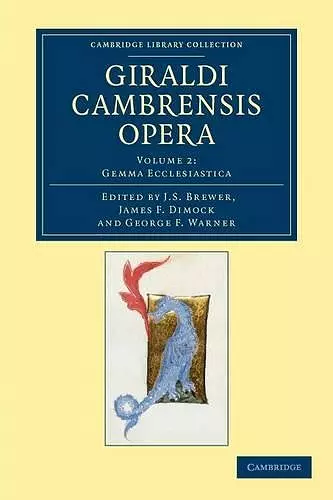 Giraldi Cambrensis opera cover