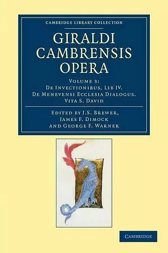 Giraldi Cambrensis opera cover