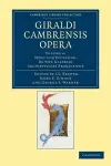 Giraldi Cambrensis opera cover