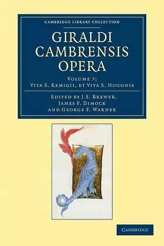 Giraldi Cambrensis opera cover