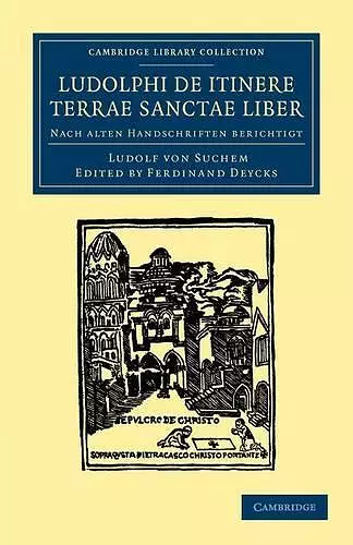 Ludolphi de itinere terrae sanctae liber cover