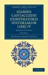 Ioannis Cantacuzeni Eximperatoris historiarum Libri IV cover