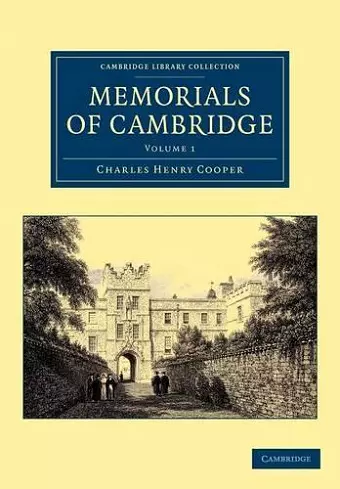 Memorials of Cambridge cover