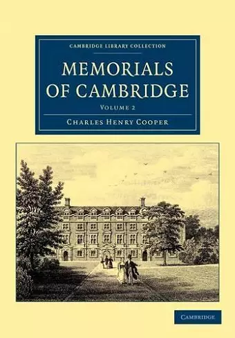 Memorials of Cambridge cover