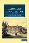 Memorials of Cambridge cover