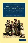Two Letters to Sir Charles Forbes cover