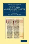 Chronicon Abbatiae de Evesham ad annum 1418 cover