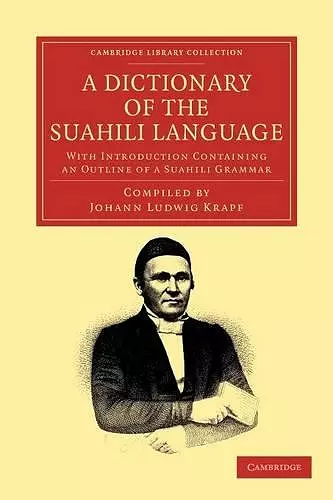 A Dictionary of the Suahili Language cover