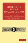 Einleitung in das Sprachstudium cover