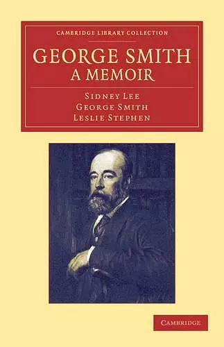 George Smith, a Memoir cover