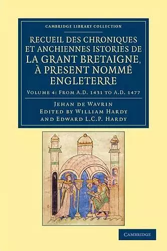 Recueil des chroniques et anchiennes istories de la Grant Bretaigne, à present nommé Engleterre cover